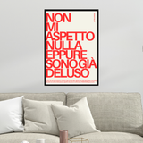 Poster 50x70 "BASSE ASPETTATIVE"