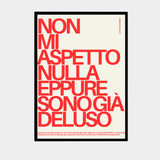 Poster 50x70 "BASSE ASPETTATIVE"