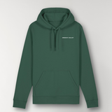 Felpa con cappuccio ALLERGIA ALLE PERSONE Forest green