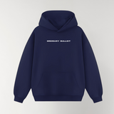 Felpa con cappuccio Boxy Fit BESTEMMIE - Blu Navy