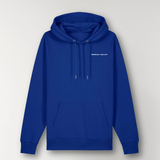 FELPA CON CAPPUCCIO ALLERGIA ALLE PERSONE BLUE