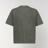 T-shirt boxy fit ASOCIALE grigio slavato