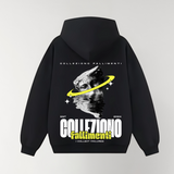 Felpa unisex con cappuccio Boxy fit COLLEZIONO FALLIMENTI black