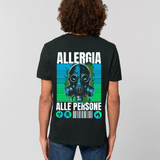 T-SHIRT UNISEX ALLERGIA ALLE PERSONE BLACK