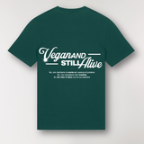 T-SHIRT UNISEX VEGAN green