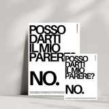 Poster 50x70 "NO"