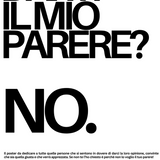 Poster 50x70 "NO"